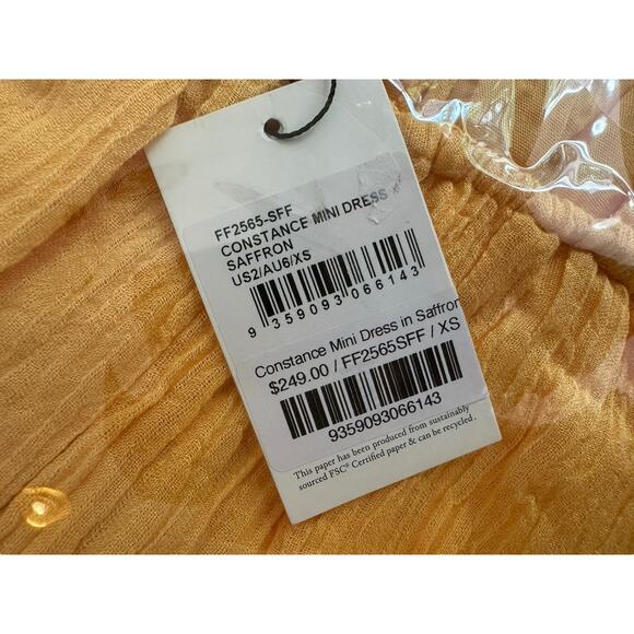 Faithfull the Brand  Constance Linen Gauze Mini Dress - Picture 8 of 12